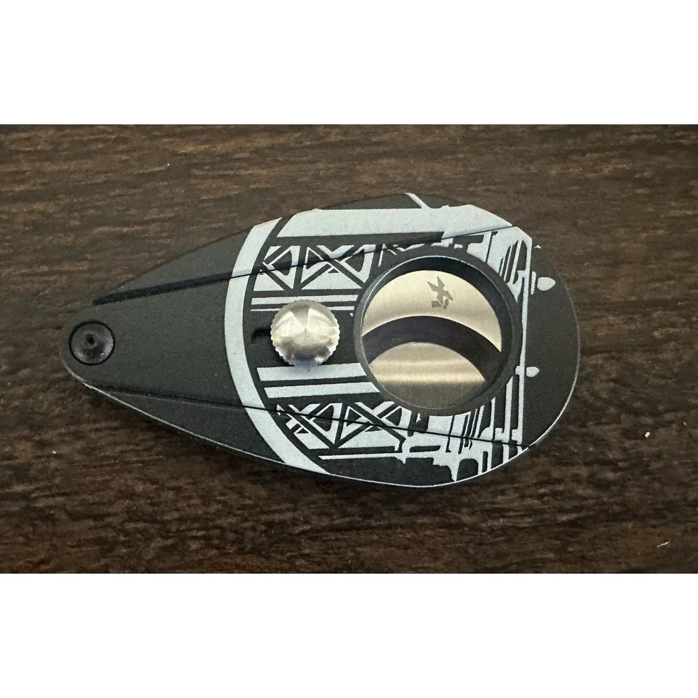 XIKAR Blackened by Drew Estate Cigar Cutter In Box Black White NEW
